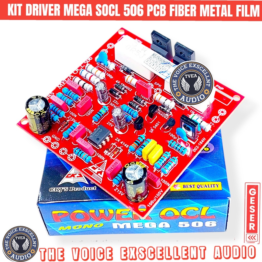KIT DRIVER SOCL 506 MEGA OCL 506 FIBER METAL FILM by CKJ
