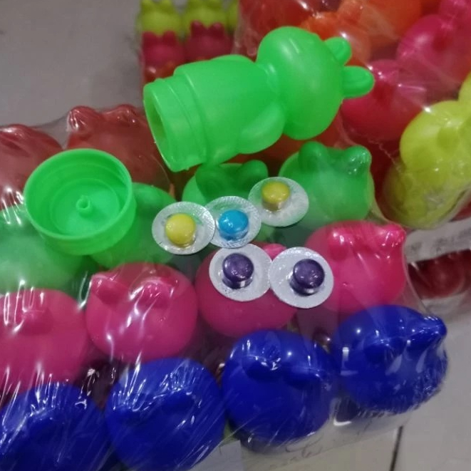 

20pcs permen coklat Bentuk Boneka Warna Warni