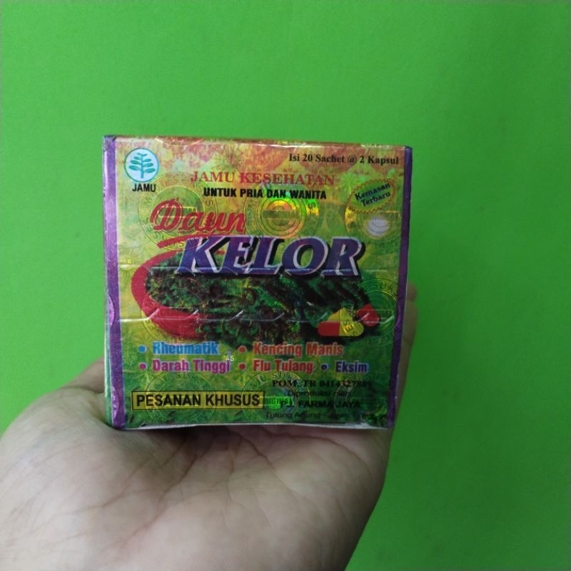 kapsul daun kelor original asli