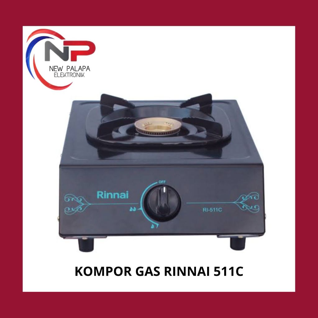 KOMPOR GAS RINNAI 511C / KOMPOR GAS RINNAI 1 TUNGKU