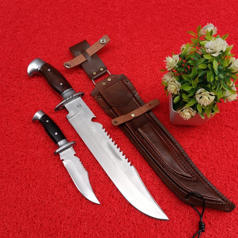 Jscustom Rambo Jumbo Pisau Outdoor Hiking Besar