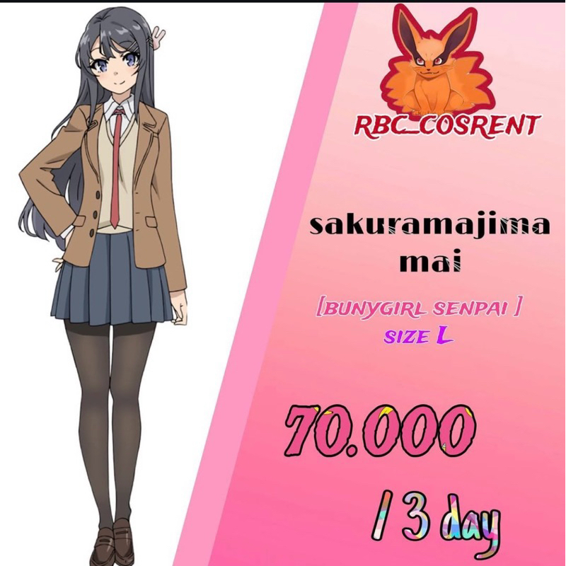 RENTAL KOSTUM SAKURAJIMA