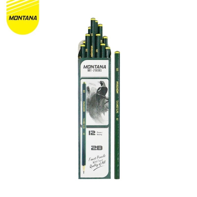 

Pensil Montana 2B (1 Kotak Isi 12Pcs)