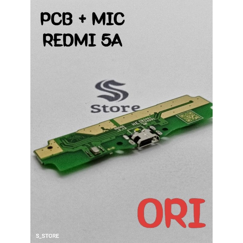CONNECTOR CHARGER XIAOMI REDMI 5A ORI PAPAN KONEKTOR CAS PCB BOARD FLEXIBLE CAS XIAOMI REDMI 5A ORIG