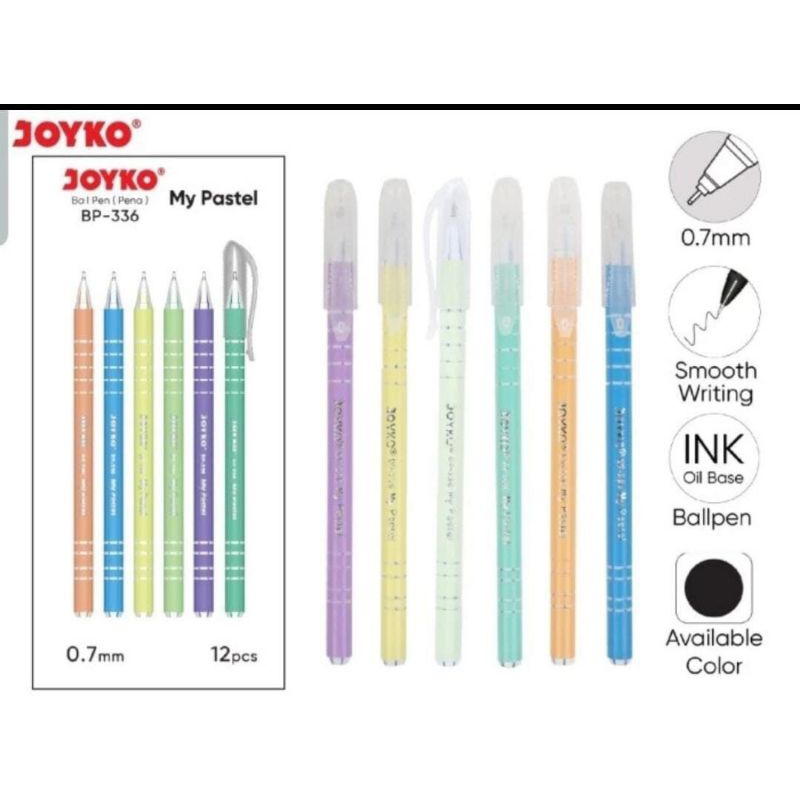 

Ball Pen Joyko BP-336 MY Pastel