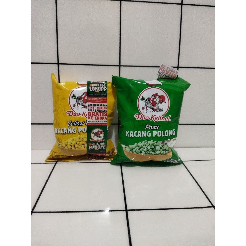 

dua kelinci kacang polong dan polongmas 60gr