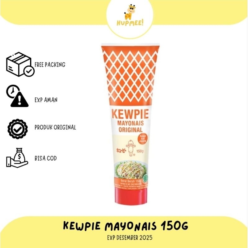 

Kewpie Mayonaise Original 150 g (Exp Desember 2025)