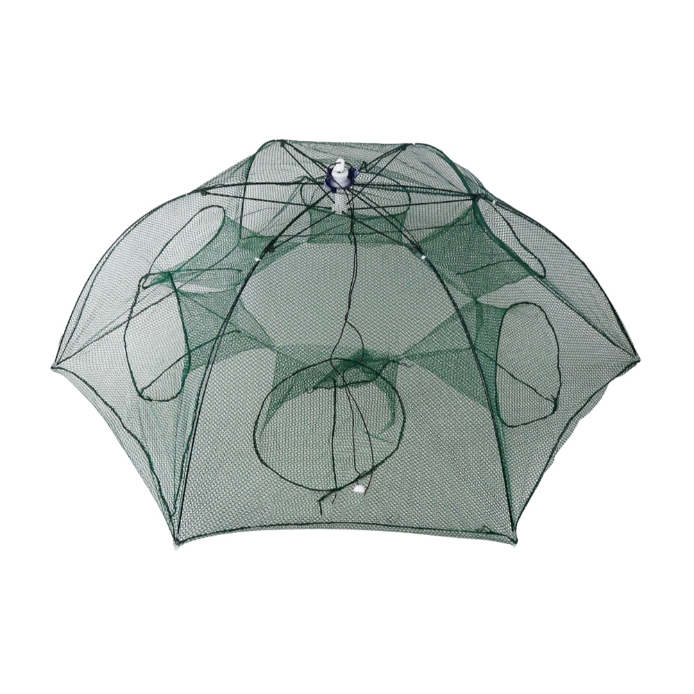 Jebakan Ikan / Bubu Payung Penangkap Ikan / Alat Jaring Penangkap Ikan 6 Lubang