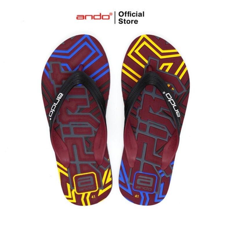 Ando Sandal Jepit motif ando Pria Dewasa 38-42