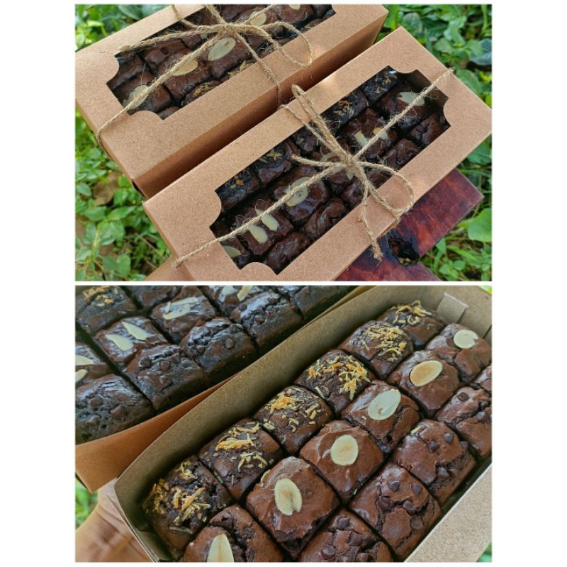 

fudgi brownies panggang full coklat premium