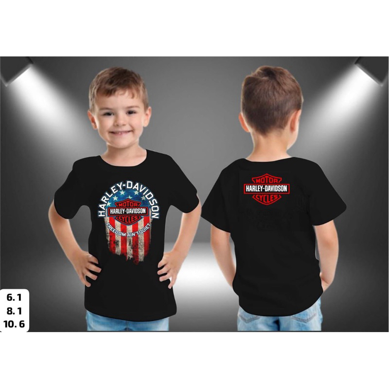 Kaos Anak Harley Davidson