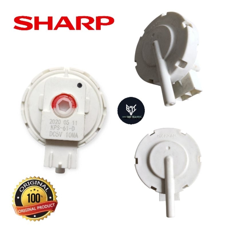 Water Level | Sensor Air/ Otomatis/ Pressure switch Mesin Cuci 1 Tabung SHARP Original | 2 Kabel DC 