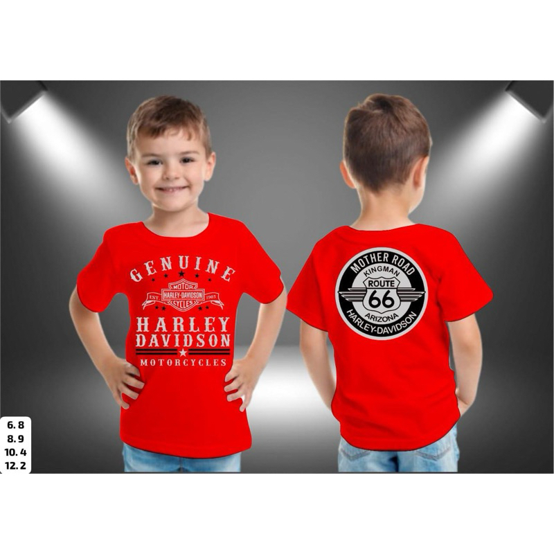 Kaos Anak Harley Davidson