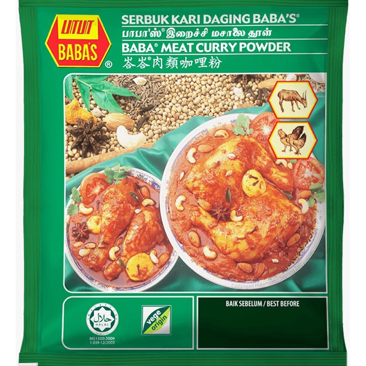 

Babas meat curry powder 25gr exp 1225 bumbu untuk kari daging