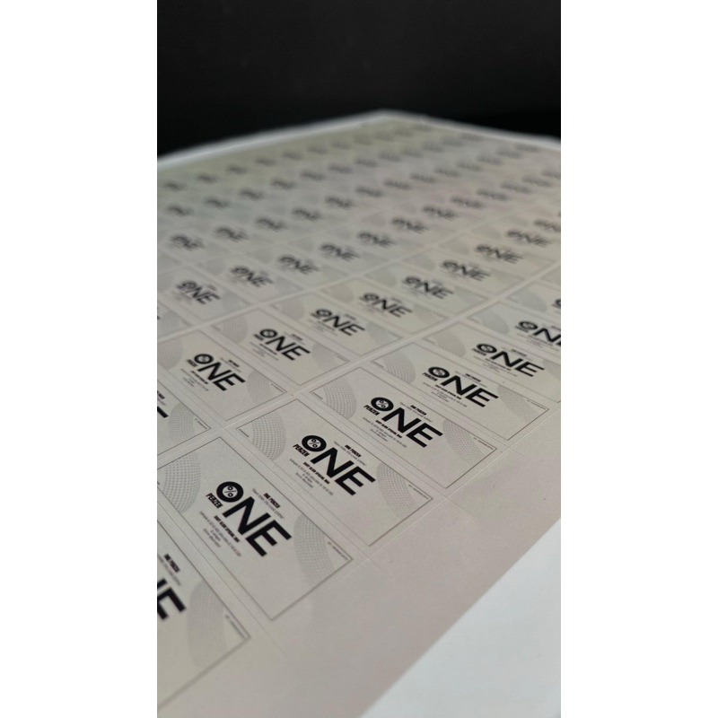 

STICKER ONEPERZEN PUTIH DOFF