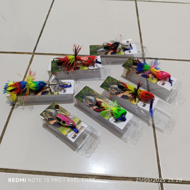 paket umpan casting gabus, jaws, jumpfrog, dizzy, jf triangle