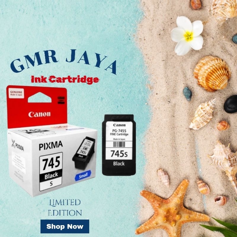 Tinta canon pg 745s small original / Tinta printer canon tr4570s