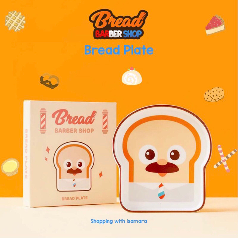 Bread Barbershop Plate / Piring Mr. Bread