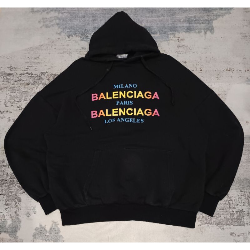 hoodie bal*nci@g@ black original