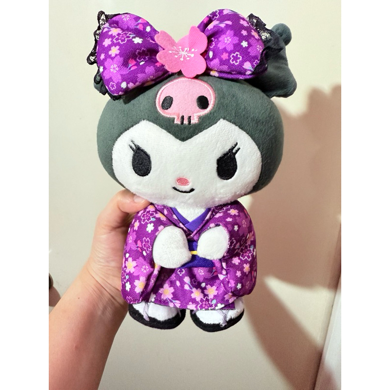 boneka kuromi kimono jepang ori sanrio