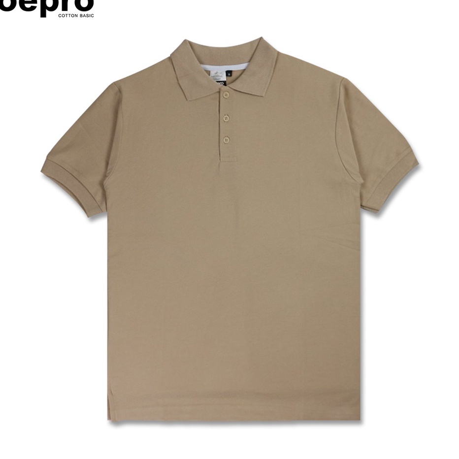Recomend Kaos Polo Premium  Kaos Kerah Premium  Polo shirt  Full Katun  Mocca Brown  Oepro