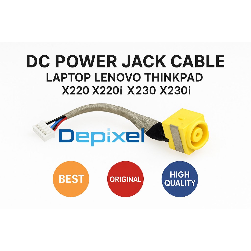 DC Power Jack Cable Laptop Lenovo Thinkp