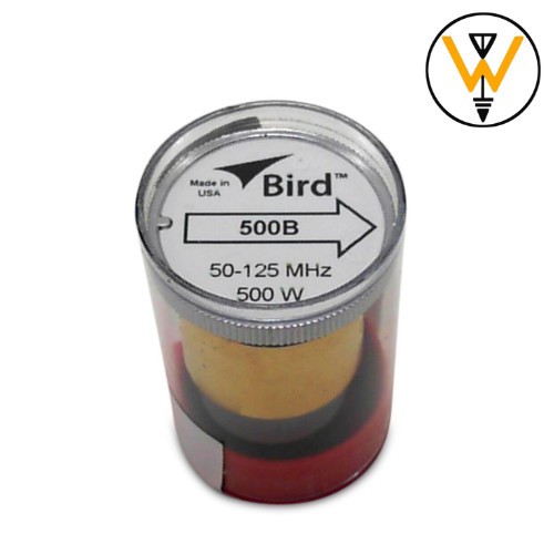 BIRD 500B ELEMENT 500W 50-125MHZ THRULINE ELEMENT WATTMETER BIRD 500 B