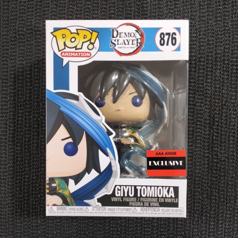 Funko Pop DEMON SLAYER: GIYU TOMIOKA #876 (AAA Anime Exclusive)