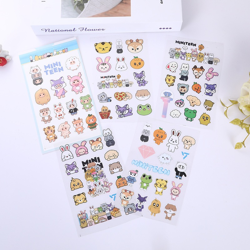 

Seventeen Stiker Transparan Set 5 pcs