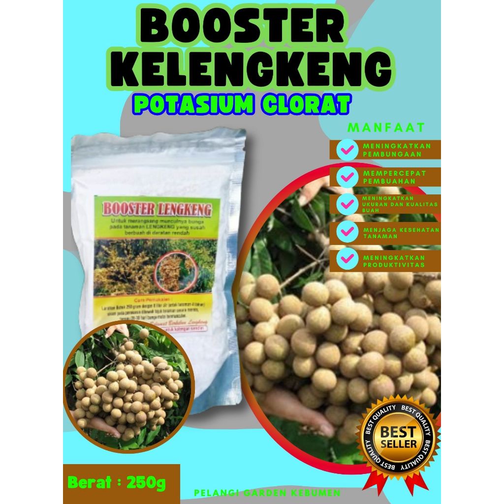 BEST SELLER  Booster Kelengkeng Kclo 3 Murni, Booster Kelengkeng Kclo 3 250gram,