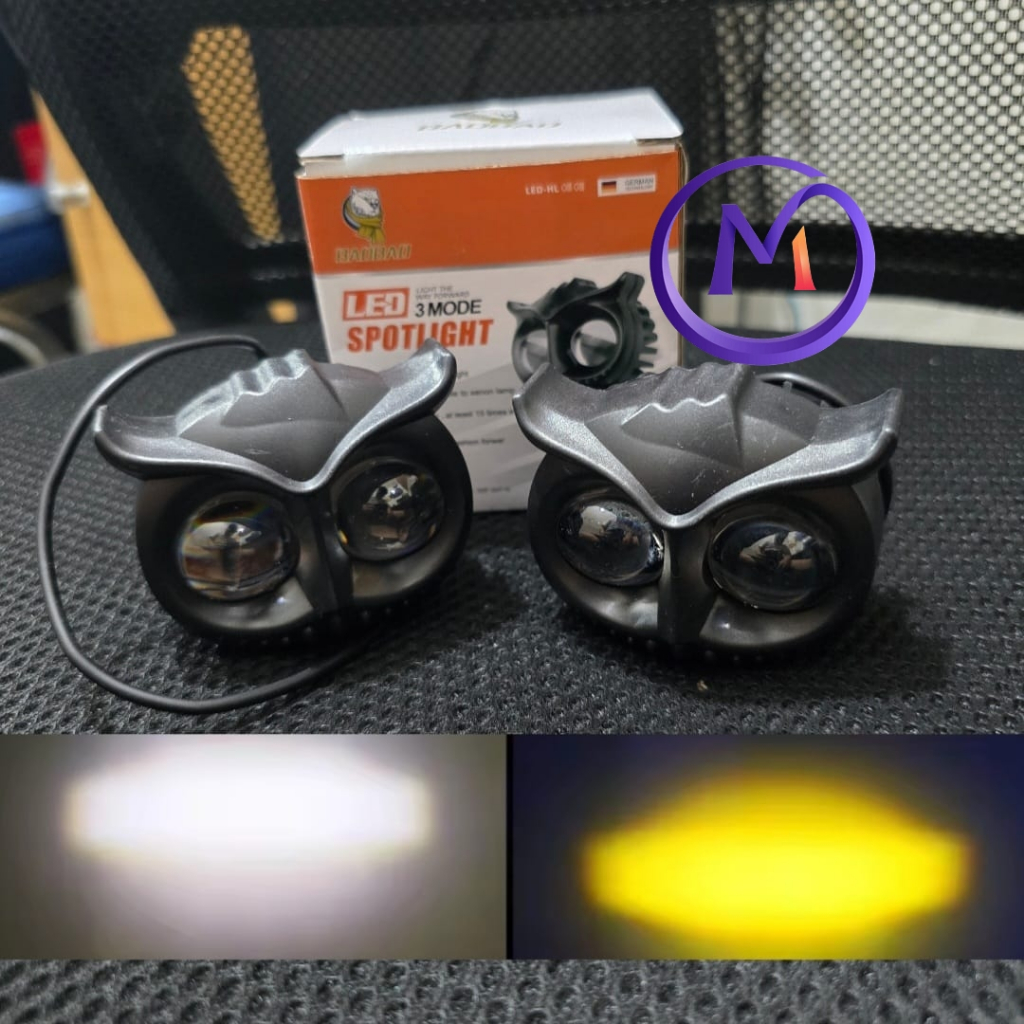Lampu Tembak Owl / Burung hantu 2 Mata