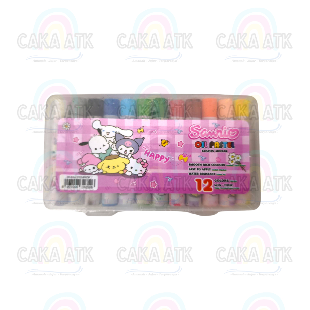 

[ 1 SET 12 WARNA ] Crayon Mini Eselon 12 warna / Oil Pastel / Krayon Minyak