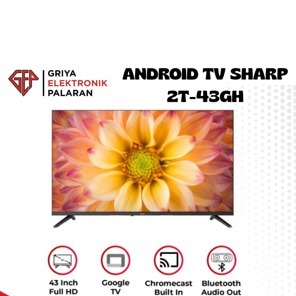 SHARP 2TC43GH3000I TV 43 INCH / Smart TV 43 Inch