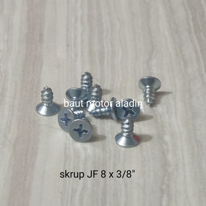 Skrup tapping JF 8x3/8" (10 pcs)
