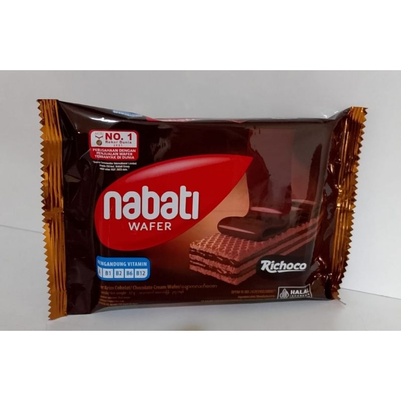 

Wafer Nabati Coklat dan Cheese 37gr