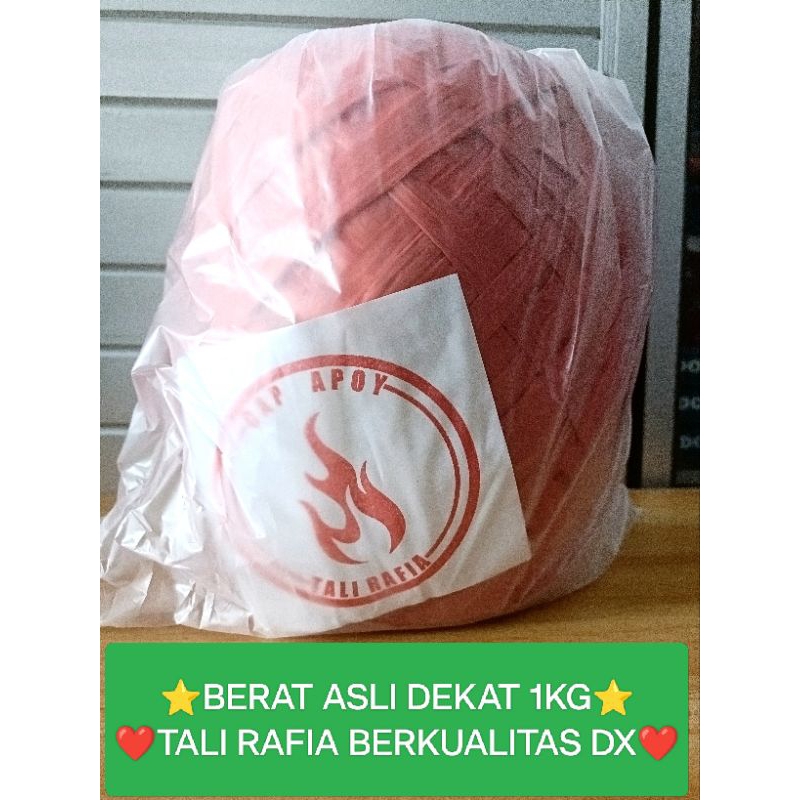

[⭐FREE ONGKIR⭐] Tali Rafia berkualitas 1kilo bahan ORI berkualitas DX