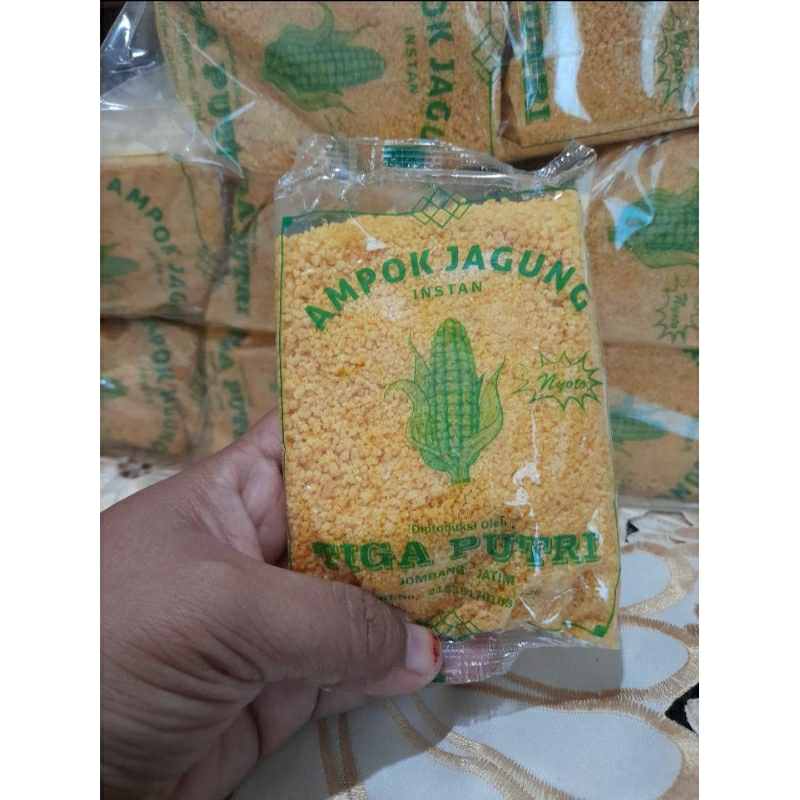 

Nasi Ampok Jagung merk Tiga Putri isi 10 pcs cocok untuk diet menekan gula darah