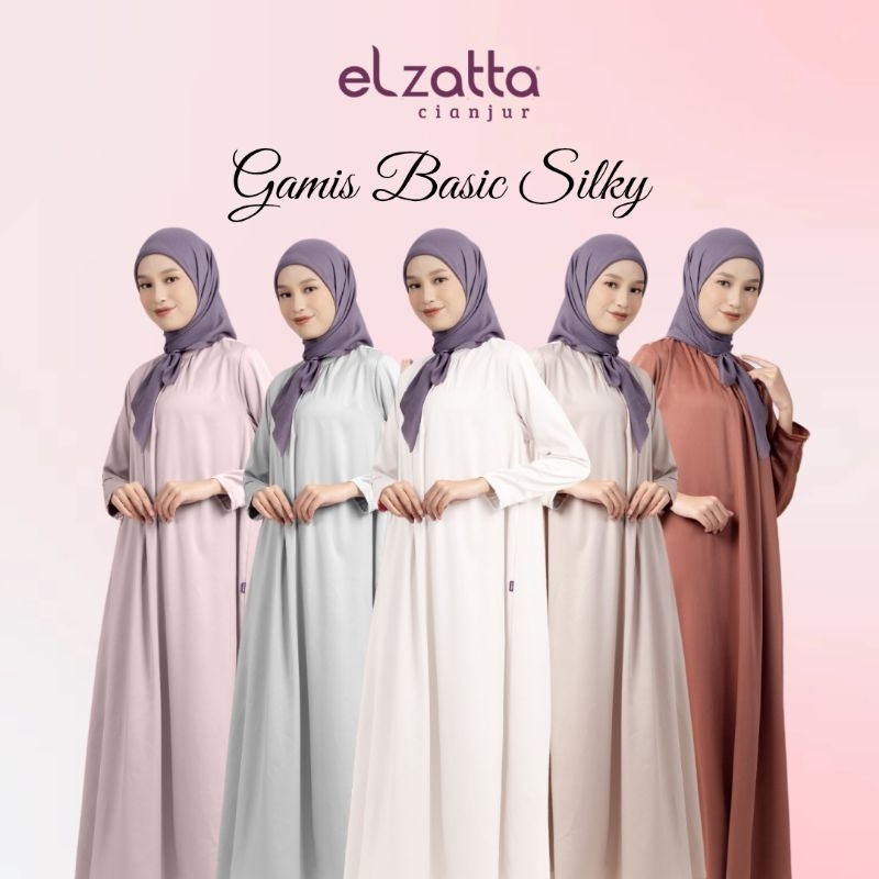 ELZATTA DAUKY GAMIS TERBARU GAMIS ELZATTA GAMIS DAUKY GAMIS BASIC SILKY GAMIS PROMO GAMIS POLOSAN GA