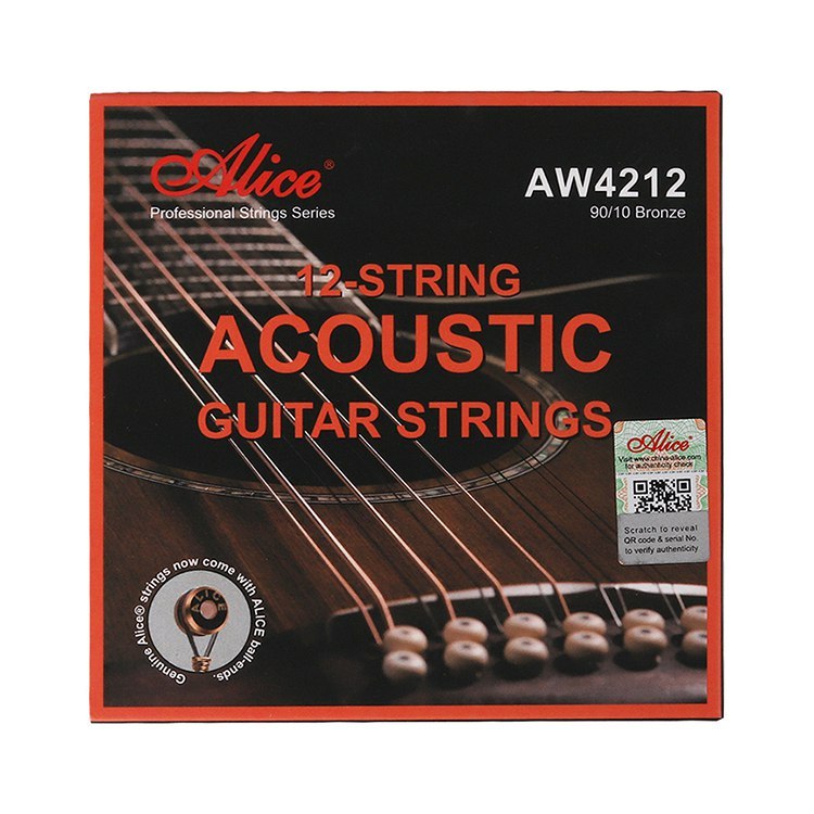 Senar String Gitar Guitar Akustik Acoustic Alice AW4212 12 String