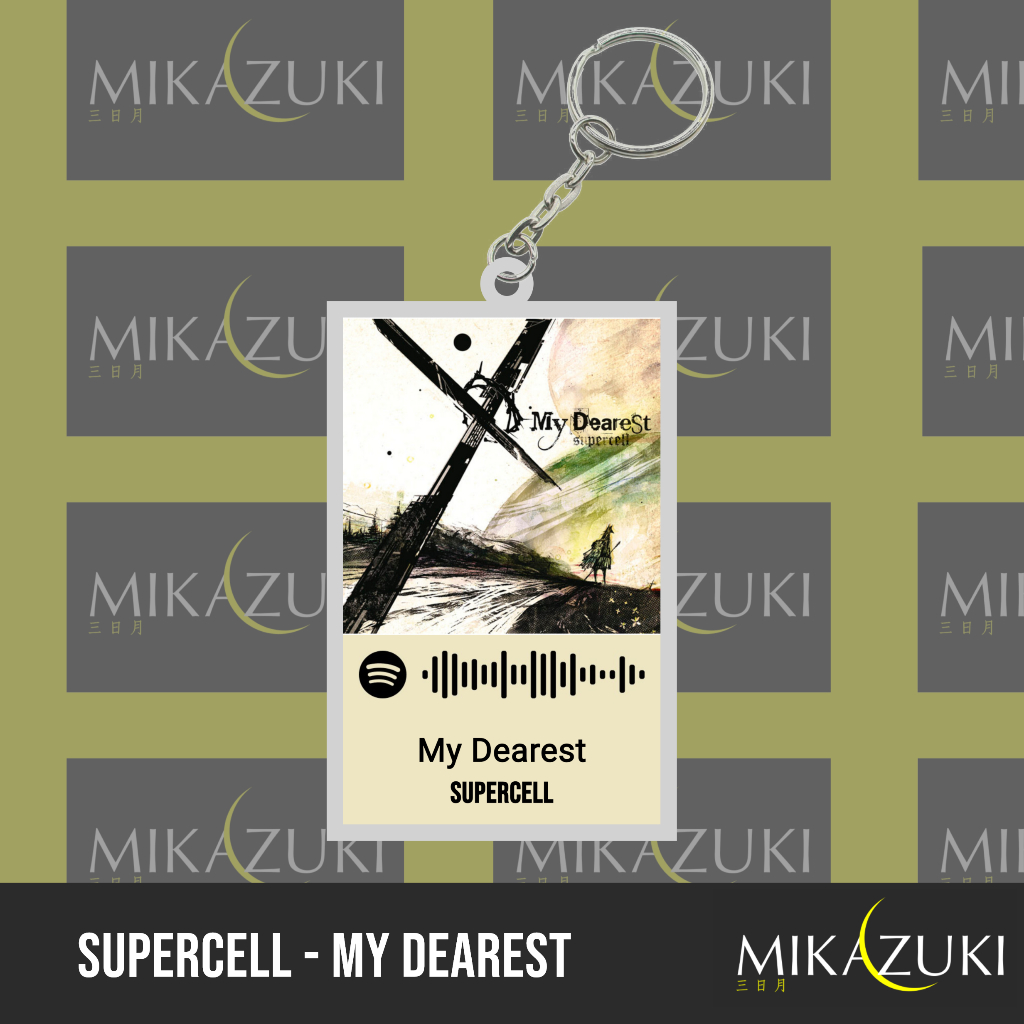 GANTUNGAN KUNCI AKRILIK SPOTIFY - SUPERCELL
