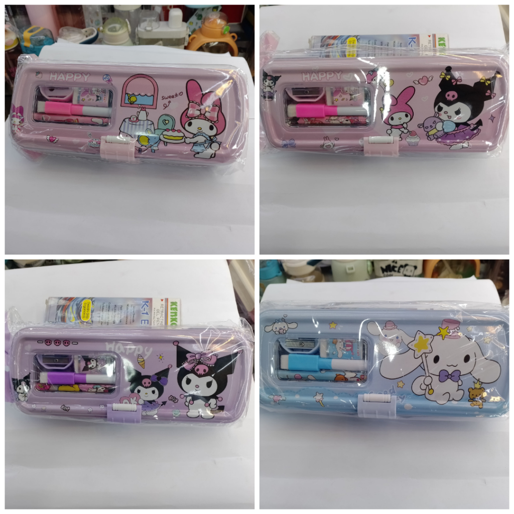 

Tempat Pensil Tingkat kode HS - 2003 Kotak Pensil Sanrio, kuromi, chinamonroll, my melody