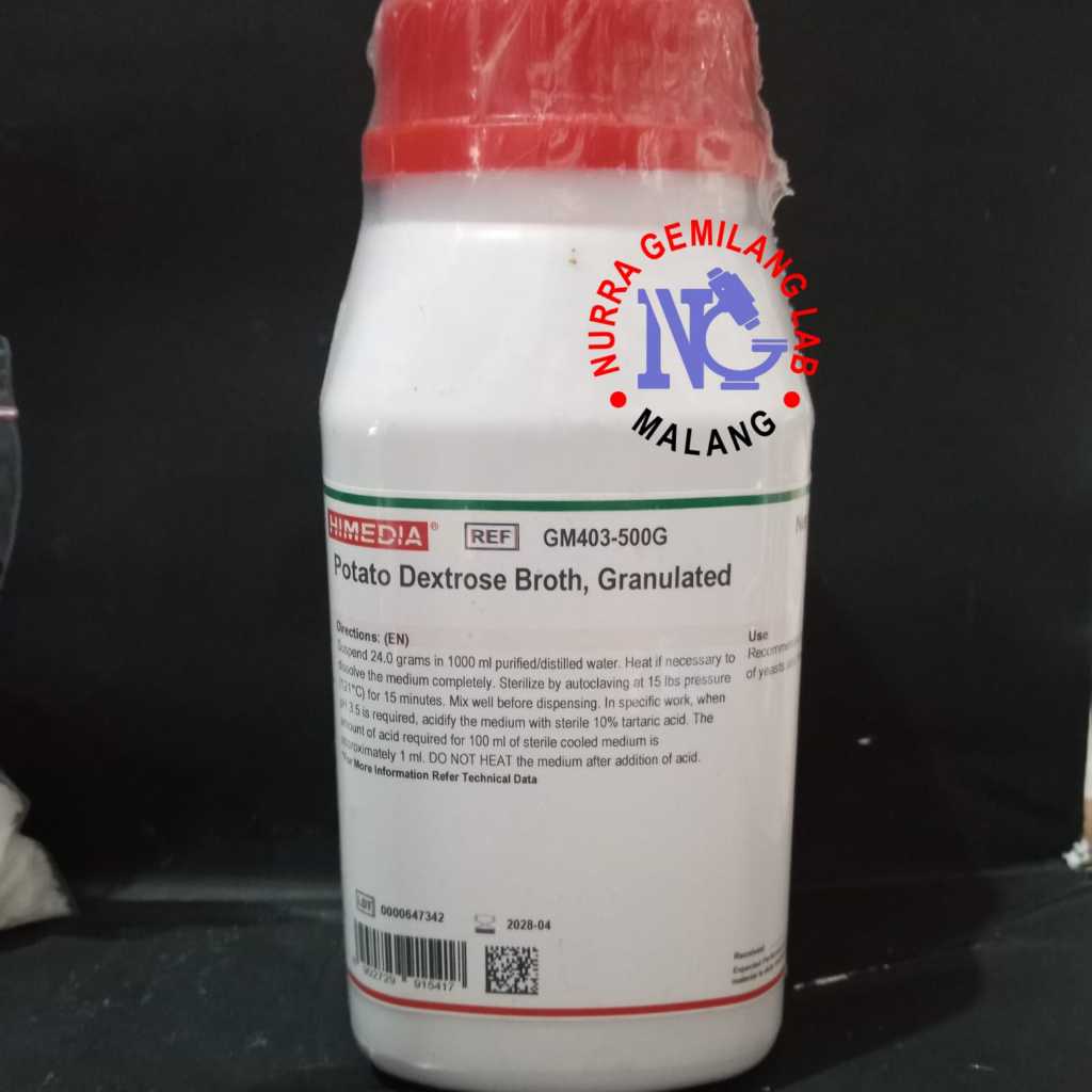 

Potato Dextrose Broth Himedia PDB 500 gram