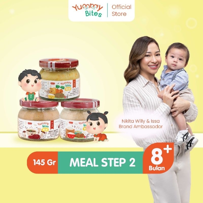 Yummy Bites Meal STEP 2 - Untuk usia mulai dari 8 bulan (145 gr)