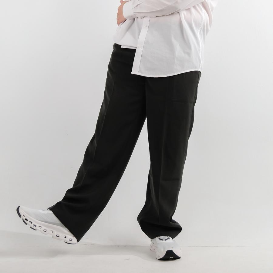 MUSTEVANS CELANA PANJANG FORMAL KERJA NON PLOY HITAM PRIA 103