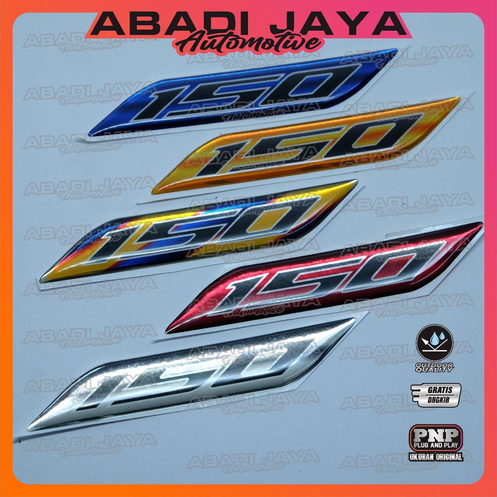 Emblem Timbul 150 Vario / Emblem 150 Honda