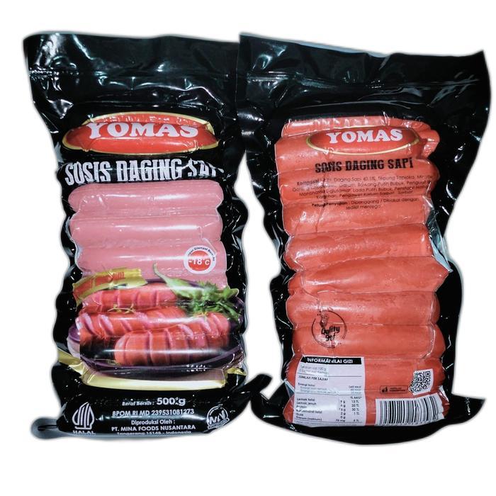 

YOMAS Sosis Sapi Spesial Merah 500 Gram