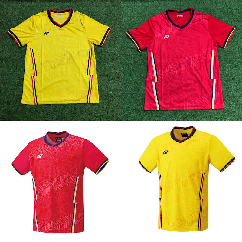 Setelan Baju Badminton Y6096 Kaos Bulutangkis Pria Wanita Olahraga Sport