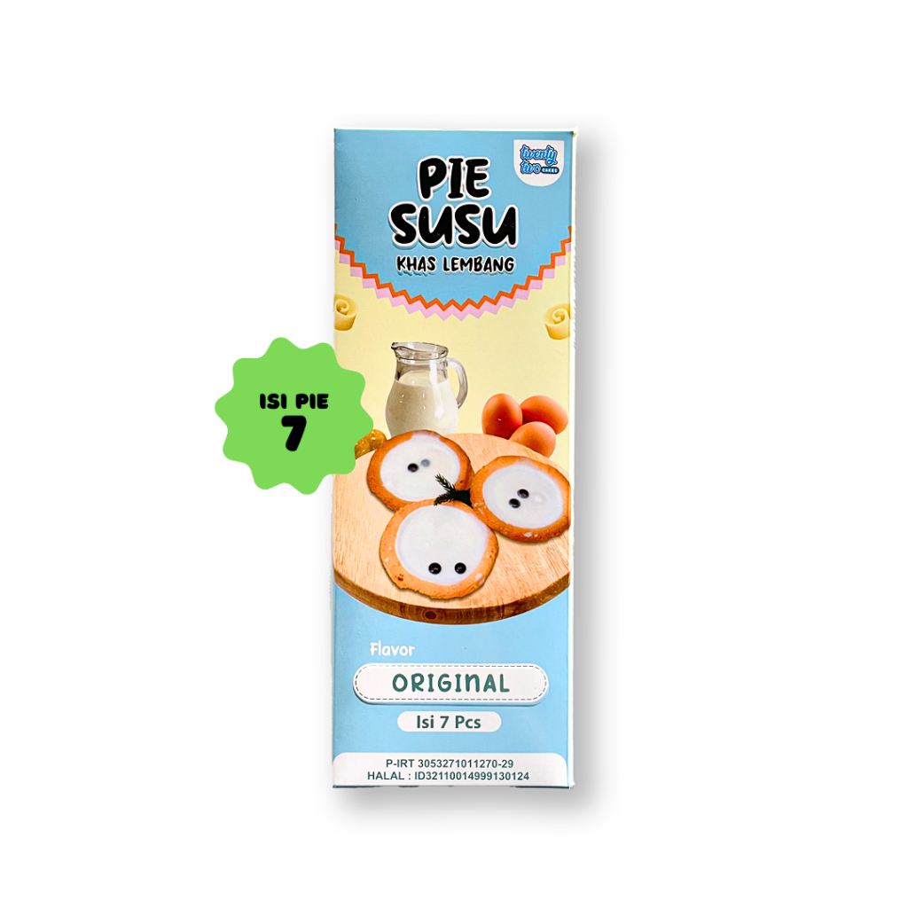 

Twenty Two Pie Susu Khas Lembang Original Isi 7 Pcs