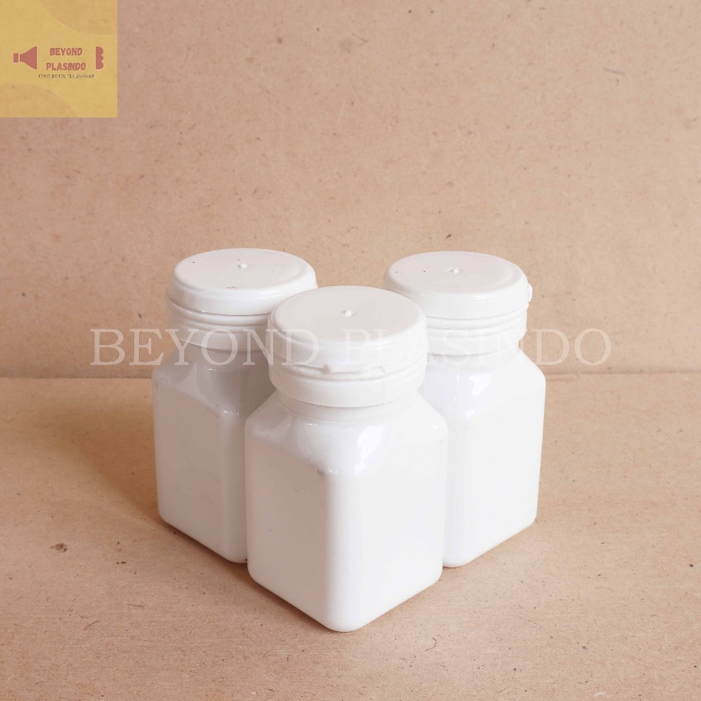 BOTOL KAPSUL  60ML KOTAK/BOTOL KOTAK 60ML/BOTOL OBAT KAPSUL 60ML