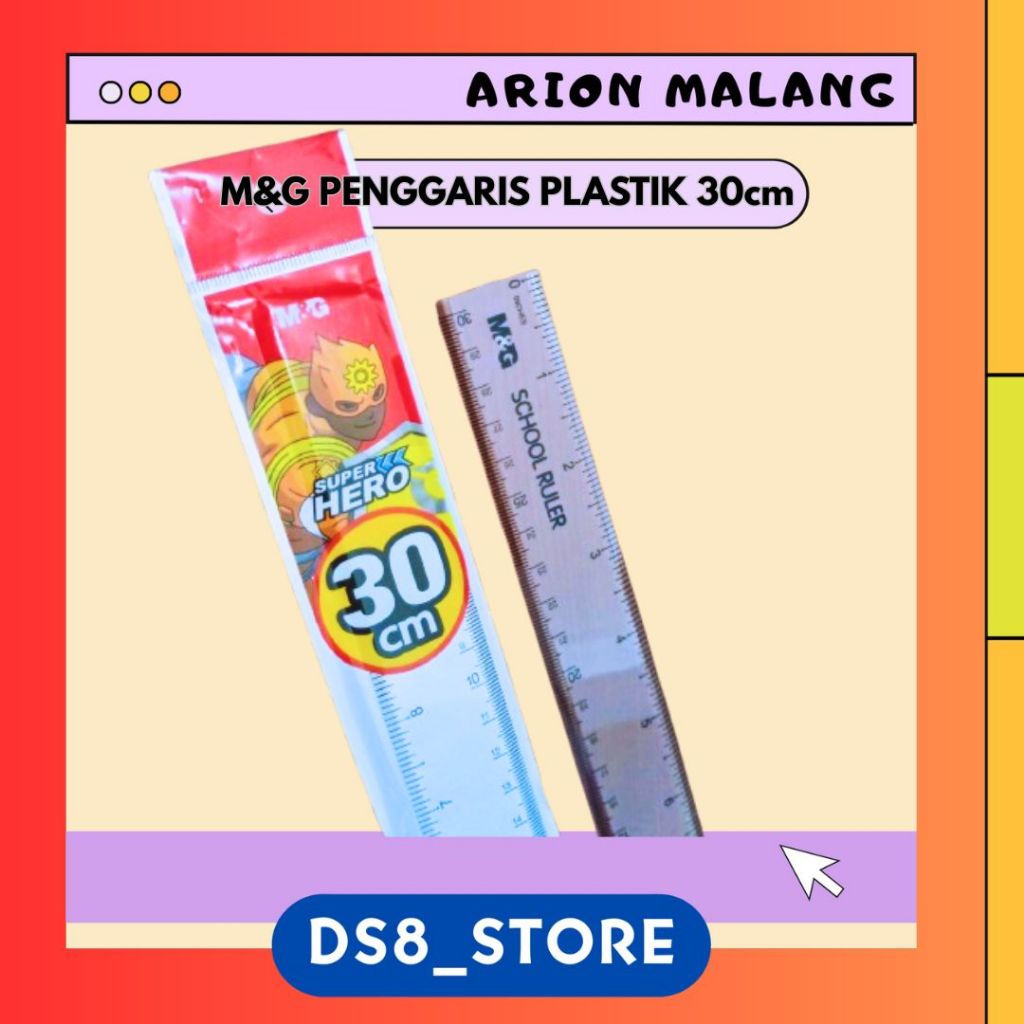 

M&G Penggaris Plastik 30cm ARL960G4